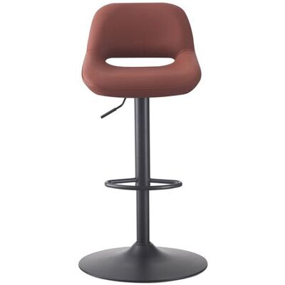 Tabouret de bar HARLEY coloris marron - Publicité Tabouret de bar HARLEY coloris marron - Publicité