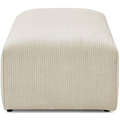 Pouf beige BOBOCHIC MEGEVE - Publicité Pouf beige BOBOCHIC MEGEVE - Publicité