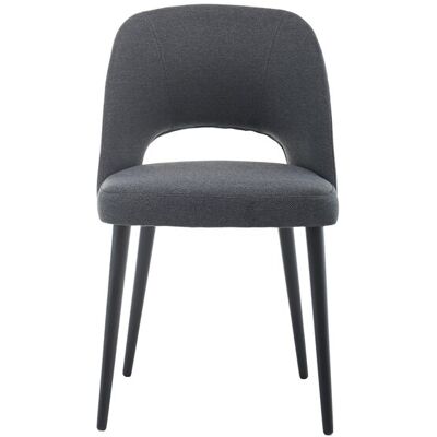 Chaise en tissu NAIG coloris noir - Publicité Chaise en tissu NAIG coloris noir - Publicité