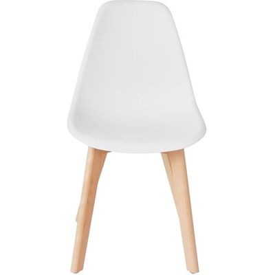 Chaise SACHA coloris blanc - Publicité Chaise SACHA coloris blanc - Publicité