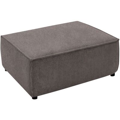 Pouf BOBOCHIC NIHAD coloris taupe - Publicité Pouf BOBOCHIC NIHAD coloris taupe - Publicité