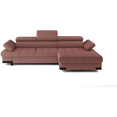 Canapé d'angle rouge convertible 4 pl SELVA - Publicité Canapé d'angle rouge convertible 4 pl SELVA - Publicité