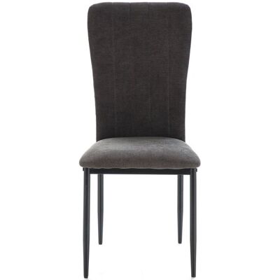 Chaise en tissu AURA coloris noir - Publicité Chaise en tissu AURA coloris noir - Publicité