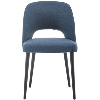 Chaise en tissu NAIG coloris bleu - Publicité Chaise en tissu NAIG coloris bleu - Publicité