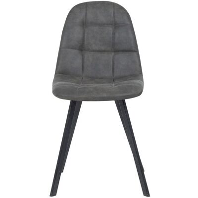 Chaise en tissu ALICE coloris marron - Publicité Chaise en tissu ALICE coloris marron - Publicité