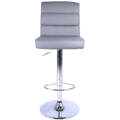 Tabouret de bar CITY coloris blanc/ gris - Publicité Tabouret de bar CITY coloris blanc/ gris - Publicité
