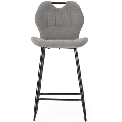 Tabouret de bar MULI coloris gris - Publicité Tabouret de bar MULI coloris gris - Publicité