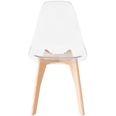Chaise SACHA coloris transparent - Publicité Chaise SACHA coloris transparent - Publicité