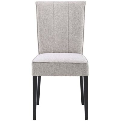 Chaise en tissu DIANA coloris beige - Publicité Chaise en tissu DIANA coloris beige - Publicité