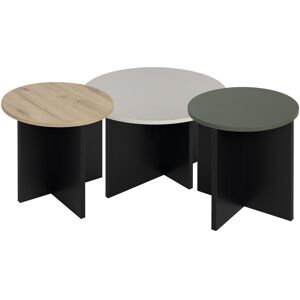 Lot de 3 tables CRAFT - Publicité Lot de 3 tables CRAFT - Publicité