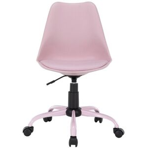 Chaise de bureau CALLIA coloris rose - Publicité Chaise de bureau CALLIA coloris rose - Publicité