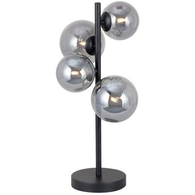 Lampe verre fumé H.48cm - Publicité Lampe verre fumé H.48cm - Publicité