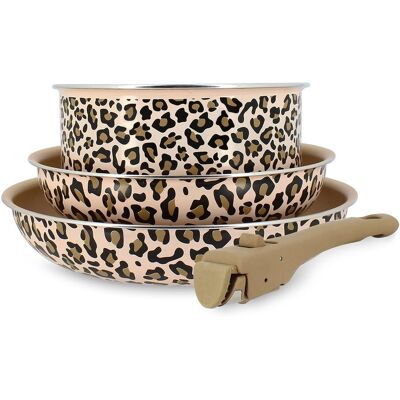 Menastyl Poele tous feux y compris induction LEOPARD - Publicité Menastyl Poele tous feux y compris induction LEOPARD - Publicité