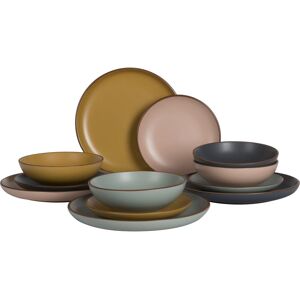 Set vaisselle 12 pièces LOMOCO COULEURS AUTOMNE - Publicité Set vaisselle 12 pièces LOMOCO COULEURS AUTOMNE - Publicité