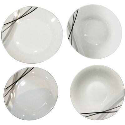 ART Service 19 pièces en porcelaine PAVIDO coloris blanc - Publicité ART Service 19 pièces en porcelaine PAVIDO coloris blanc - Publicité