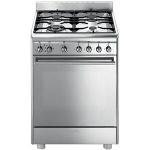 Cuisinière gaz 60 cm SMEG CX68MF8 - Publicité Cuisinière gaz 60 cm SMEG CX68MF8 - Publicité