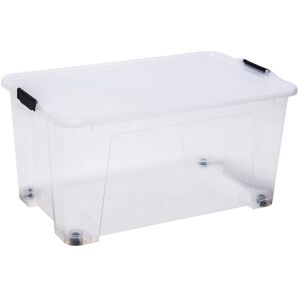 Boite transparent 48.5x79x50 cm VIEW BOX XXL ROLLER - 110L - Publicité Boite transparent 48.5x79x50 cm VIEW BOX XXL ROLLER - 110L - Publicité