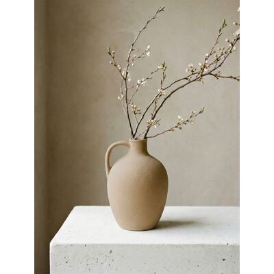 Rais vase en céramique marron - Kenay Home - Publicité Rais vase en céramique marron - Kenay Home - Publicité