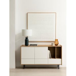 Nadie buffet 140 blanc et naturel - Kenay Home - Publicité Nadie buffet 140 blanc et naturel - Kenay Home - Publicité