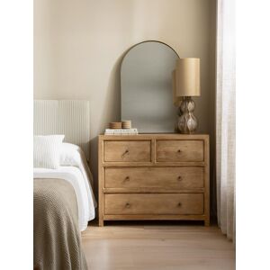 Rustic Commode en bois naturel 4 tiroirs - Kenay Home - Publicité Rustic Commode en bois naturel 4 tiroirs - Kenay Home - Publicité