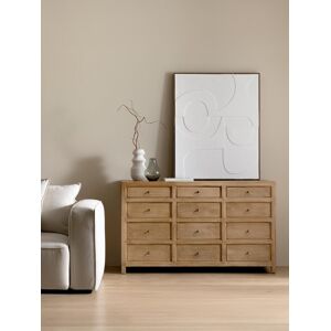 Rustic Commode en bois naturel à plusieurs tiroirs - Kenay Home - Publicité Rustic Commode en bois naturel à plusieurs tiroirs - Kenay Home - Publicité