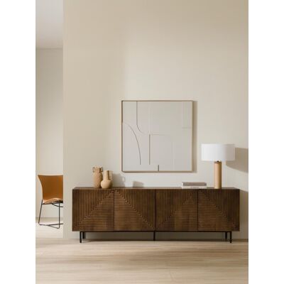 Frida Meuble TV 200 en bois massif - Kenay Home - Publicité Frida Meuble TV 200 en bois massif - Kenay Home - Publicité