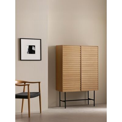 Finn buffet 100 en placage chêne - Kenay Home - Publicité Finn buffet 100 en placage chêne - Kenay Home - Publicité