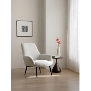 Berino fauteuil rembourrée beige - Kenay Home - Publicité Berino fauteuil rembourrée beige - Kenay Home - Publicité