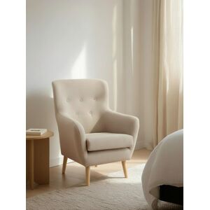 Orsay fauteuil tapissé beige - Kenay Home - Publicité Orsay fauteuil tapissé beige - Kenay Home - Publicité