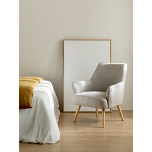 Suis fauteuil rembourré beige - Kenay Home - Publicité Suis fauteuil rembourré beige - Kenay Home - Publicité