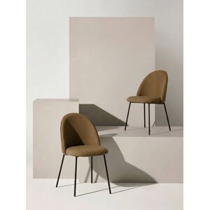 Tall Lot 2 chaises rembourrées terre - Kenay Home - Publicité Tall Lot 2 chaises rembourrées terre - Kenay Home - Publicité