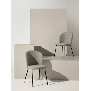 Lot 2 chaises Beiz gris - Kenay Home - Publicité Lot 2 chaises Beiz gris - Kenay Home - Publicité