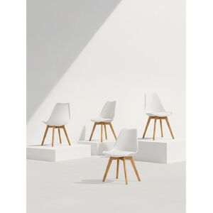 Kenay - Scandinavian - Blanc - Polypropylène - Chairs - Publicité Kenay - Scandinavian - Blanc - Polypropylène - Chairs - Publicité