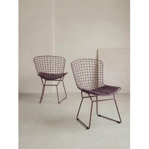 Mondra lot 2 chaises métal bordeaux - Kenay Home - Publicité Mondra lot 2 chaises métal bordeaux - Kenay Home - Publicité
