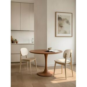 Numa table à manger ronde terracotta 80 - Kenay Home - Publicité Numa table à manger ronde terracotta 80 - Kenay Home - Publicité