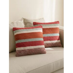 Mico Lot 2 coussins multicolores - Kenay Home - Publicité Mico Lot 2 coussins multicolores - Kenay Home - Publicité