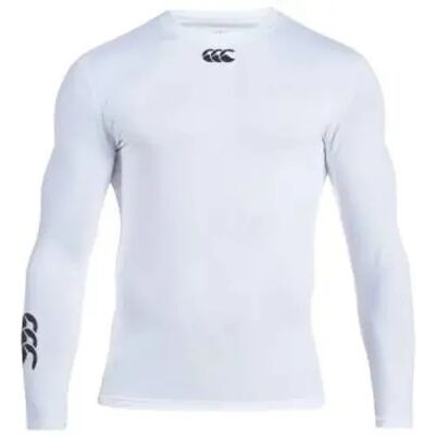Maillot manches longues Thermoreg Canterbury Blanc S - Publicité Maillot manches longues Thermoreg Canterbury Blanc S - Publicité