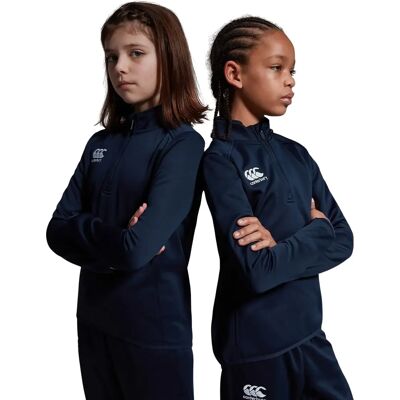 Sweatshirt 1/4 zip enfant Canterbury Club Bleu 12 ans - Publicité Sweatshirt 1/4 zip enfant Canterbury Club Bleu 12 ans - Publicité