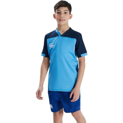Maillot enfant Canterbury Evader VapoDri Bleu 14 ans - Publicité Maillot enfant Canterbury Evader VapoDri Bleu 14 ans - Publicité