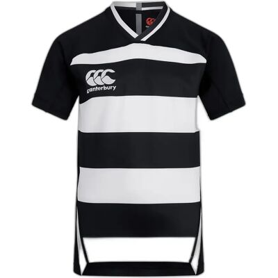 Maillot rayé enfant Canterbury Vapodri Evader Noir 6 ans - Publicité Maillot rayé enfant Canterbury Vapodri Evader Noir 6 ans - Publicité