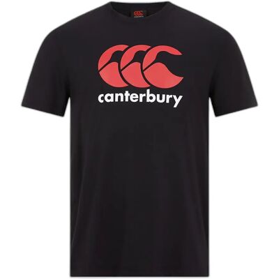 T-shirt avec logo enfant Canterbury Noir 14 ans - Publicité T-shirt avec logo enfant Canterbury Noir 14 ans - Publicité