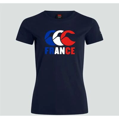 T-shirt femme Canterbury Club Plain Bleu XL - Publicité T-shirt femme Canterbury Club Plain Bleu XL - Publicité