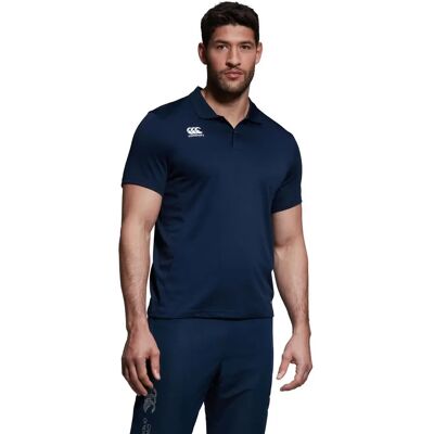 Polo Canterbury Club Dry Bleu S - Publicité Polo Canterbury Club Dry Bleu S - Publicité