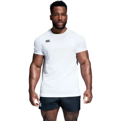 T-shirt Canterbury Club Dry Blanc 2XL - Publicité T-shirt Canterbury Club Dry Blanc 2XL - Publicité