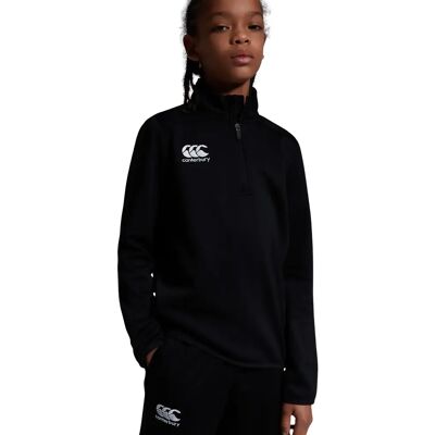 Sweatshirt enfant Canterbury Club ¼ zip Noir 10 ans - Publicité Sweatshirt enfant Canterbury Club ¼ zip Noir 10 ans - Publicité