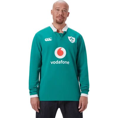 Canterbury Maillot Domicile manches longues Irlande Classic AM 2025 Vert 2XL - Publicité Canterbury Maillot Domicile manches longues Irlande Classic AM 2025 Vert 2XL - Publicité