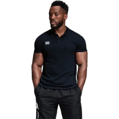 Polo Canterbury Waimak Noir M - Publicité Polo Canterbury Waimak Noir M - Publicité