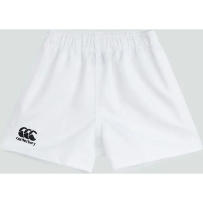 Short polyester enfant Canterbury Professional Blanc 12 ans - Publicité Short polyester enfant Canterbury Professional Blanc 12 ans - Publicité