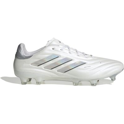 bottes de football adidas Copa Pure Elite Elite pour terrain ferme - Blanc / Argent - Publicité bottes de football adidas Copa Pure Elite Elite pour terrain ferme - Blanc / Argent - Publicité