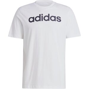 T-shirt logo brodé linéaire jersey simple adidas Essentials Blanc S - Publicité T-shirt logo brodé linéaire jersey simple adidas Essentials Blanc S - Publicité